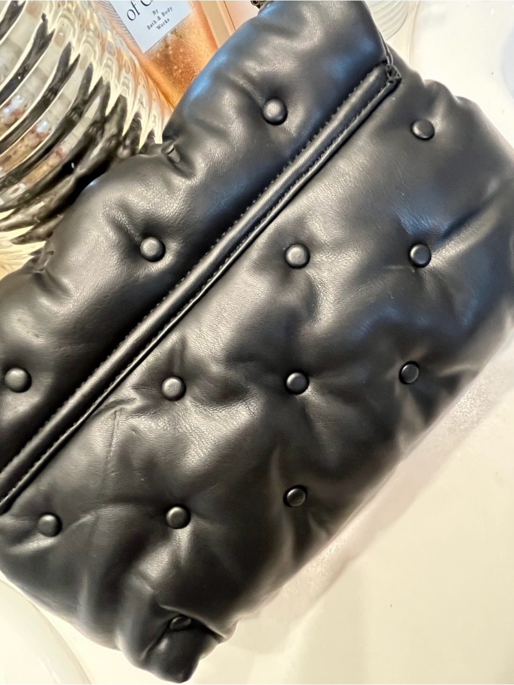 Zara Black Quilted Chain Shoulder Bag - Women - Picture 4 of 6